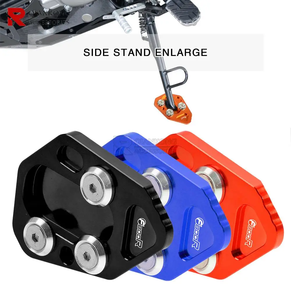 

S1000RR Motorcycle Accessory Side Stand Enlarger Plate Pad Extension Protection For BMW F800R 2009 2010 2011 2012 2013 2014 2015