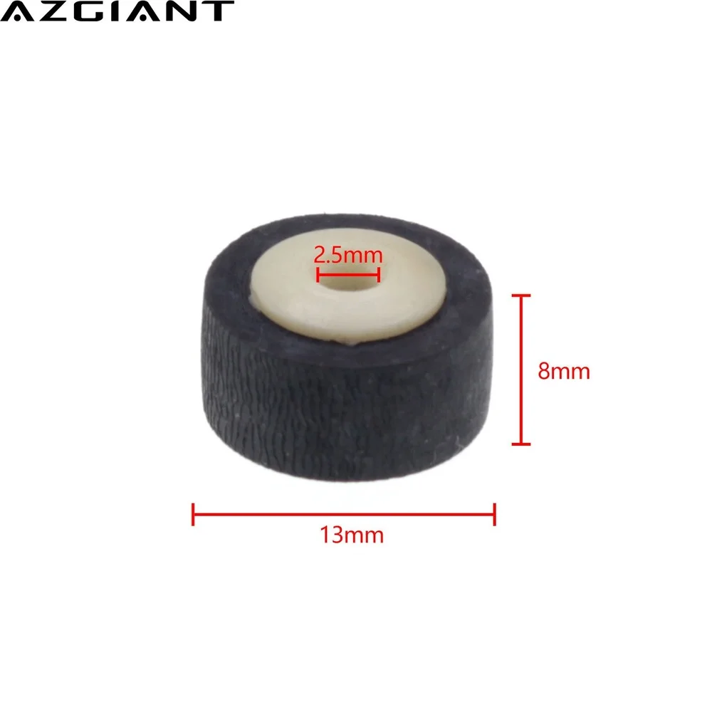 

5pcs 13x8x2.5mm Card Seat Audio Belt Pulley Tape Recorder Stereo Wheel Cassette Deck Pressure Rubber Tape Player Pinch Roller