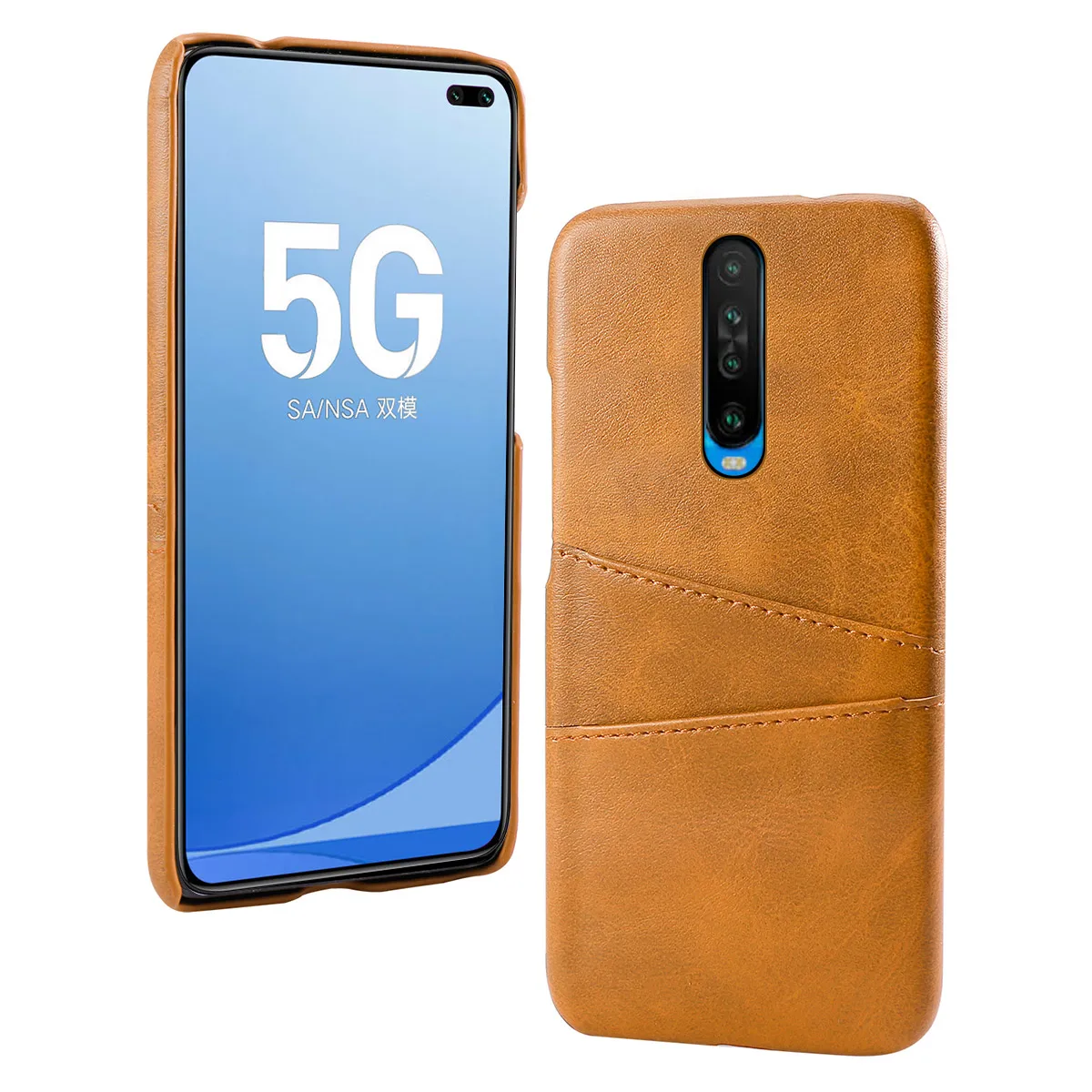 Для Xiaomi Redmi K30 5G чехол из искусственной кожи Жесткий ПК тонкий против царапин
