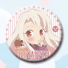 1 шт. 58 мм аниме fate stay night круглый железный Rin Rider Lancer mochila сабля булавки значки брошь