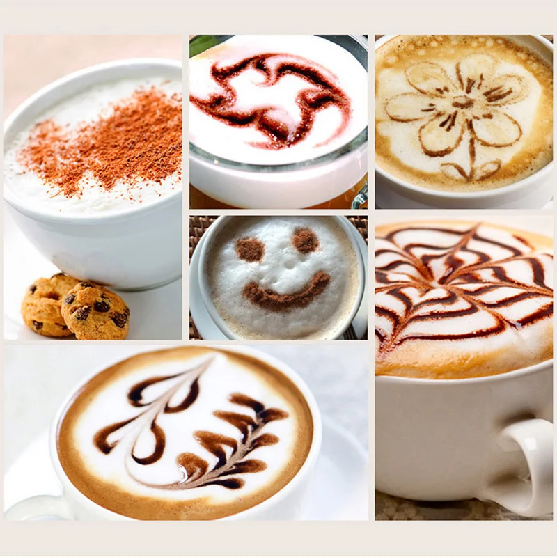 

Automatic Milk Frother Coffee Foamer Container Foam Cappuccino Maker Electric Coffee Frother Milk EU Plug