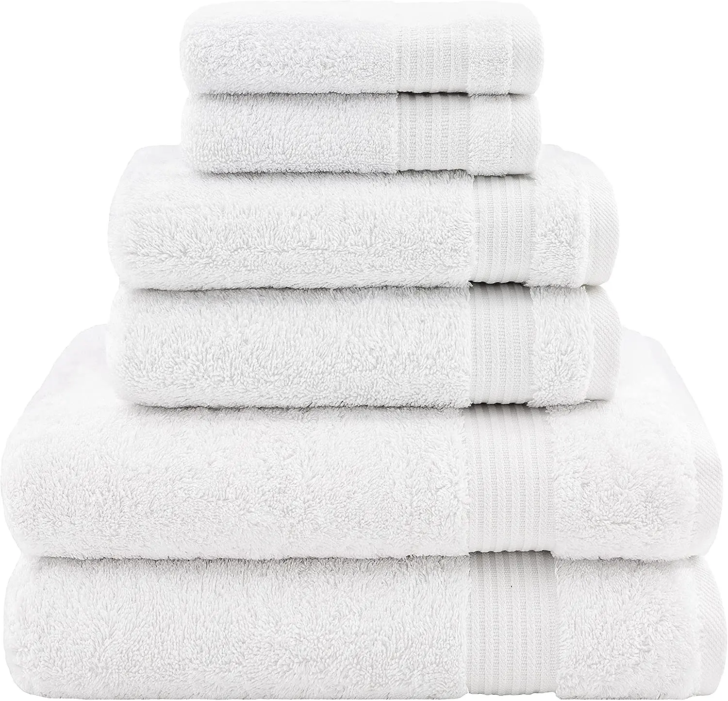 

Hotel Spa Absorbent Soft Decorative Kitchen Bathroom Sets Turkish Cotton Bath Towels Hand Towels Washcloths 6pcs Towel Set