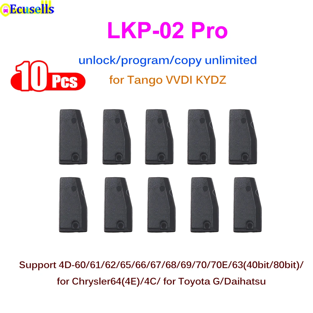 10 шт./лот LKP 02 PRO ключи стекло чип пустой чипа для танго VVDI KYDZ ключевой программист