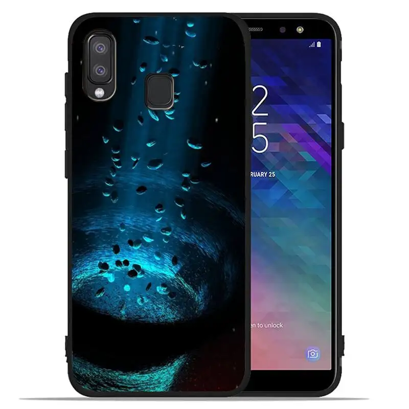 

Space black hole Phone Case for Samsung A02 A52 A12 A8 Plus A9 2018 A10S A20 A30 A40 A50 A70 A72 A32 M02 Case