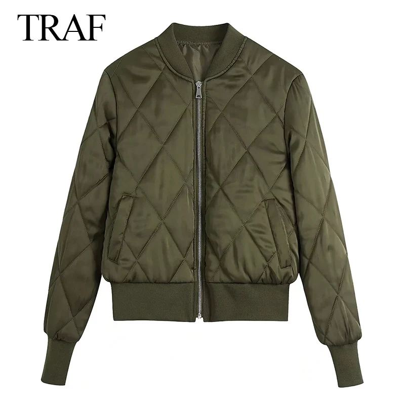 

WESAY JESI ZA Толстая куртка зимняя одежда Женская Ретро Уличная теплая куртка повседневная короткая куртка на молнии с длинным рукавом и карман...