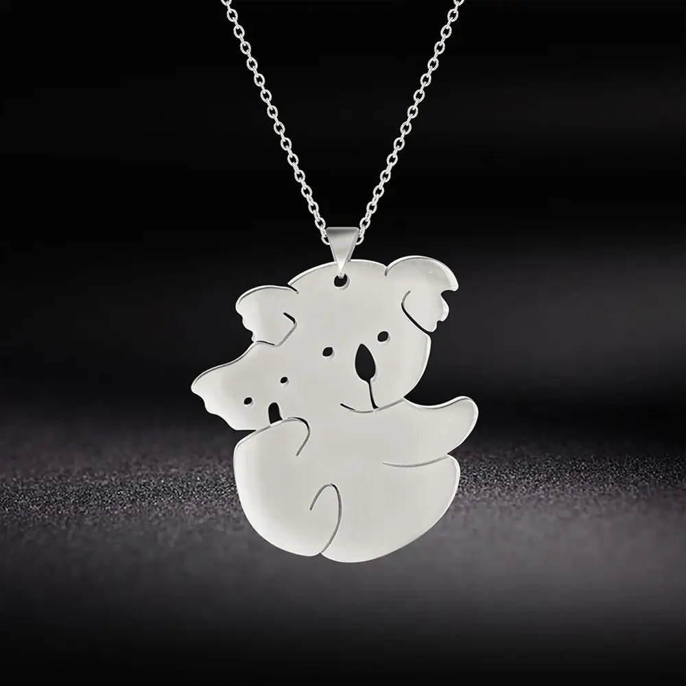 Моя Форма ожерелье коала ювелирные изделия аксессуары из нержавеющей стали