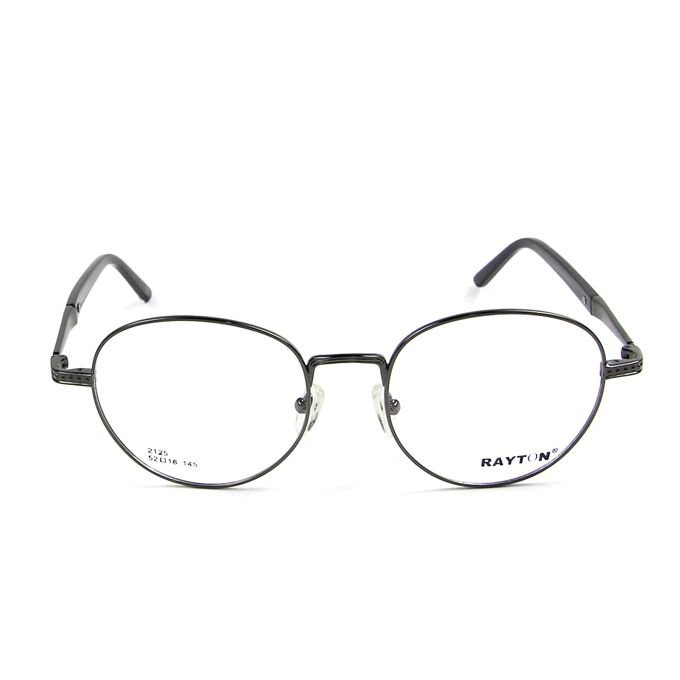 Vintage Korean Eyeglasses Frame For Men Women Alloy Round Eyewear Frames For Myopia Prescription Glasses gafas De Sol Gafas 52mm