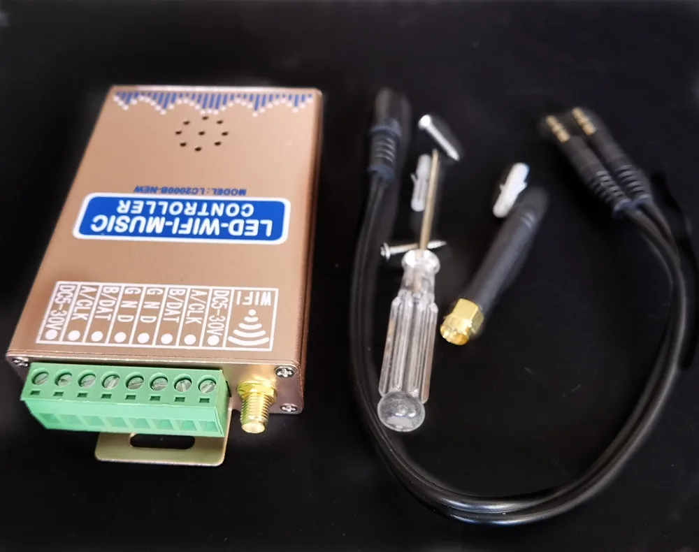 LC1000A LC2000B WIFI-SPI контроллер спектра музыки для светодиодной цифровой Пиксельной