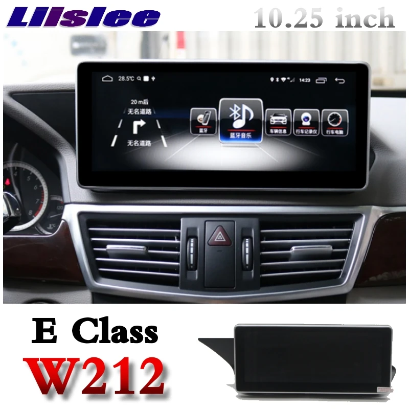 Автомобильный мультимедийный плеер Liislee автомагнитола NAVI для Mercedes Benz E Class W212 E200
