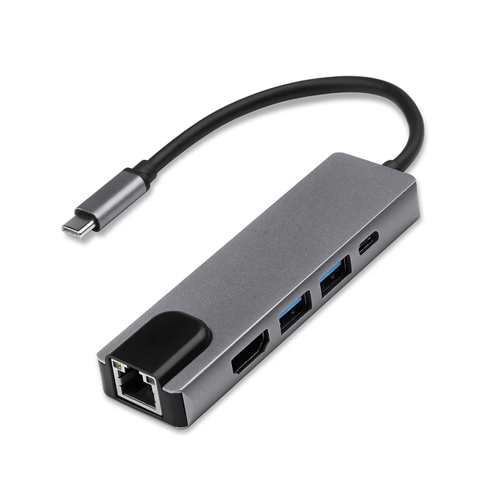 Pro usb type C к HDMI VGA Gigabit Ethernet Lan RJ45 адаптер для Macbook Air USB кардридер 3 0 PD порт 888|USB-гаджеты|