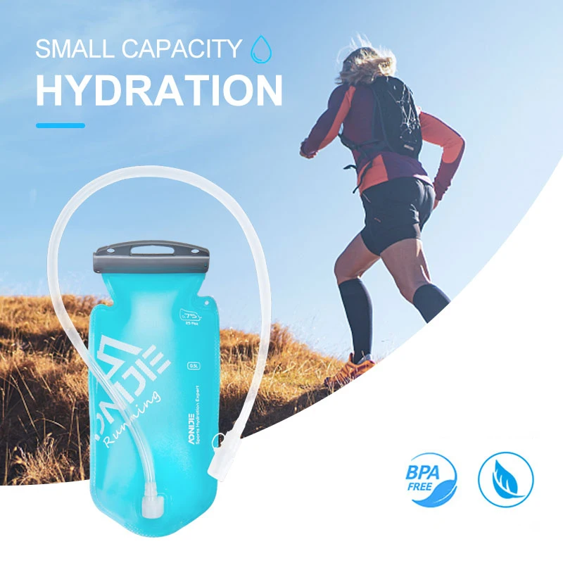 Сверхлегкий гидратационный пузырь AONIJIE 750 мл мешок для воды из ТПУ не содержит
