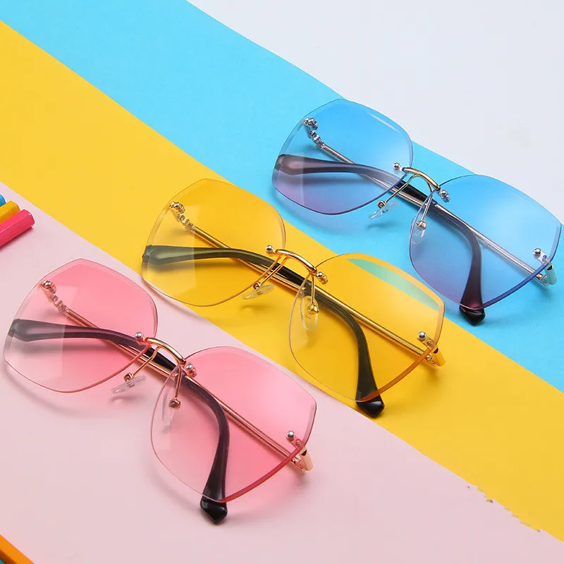 Новые модные солнцезащитные очки для мальчиков и девочек квадратные стильные