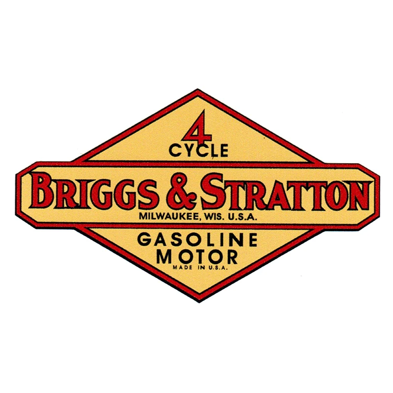 

JuYouHui внешние аксессуары, наклейка, декоративные наклейки Briggs & Stratton, двигатель природного газа, детали для обслуживания автомобиля, наклейки на лобовое стекло