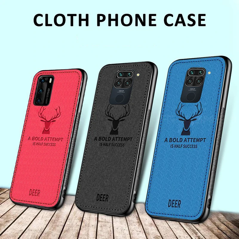 Luxury Cloth Silicone Soft Case Cover For Redmi 9 9A 9AT 9T 9C 8 8A 7A Note 9S 9 10 Pro 8T 8 7 10s POCO X3 NFC M3