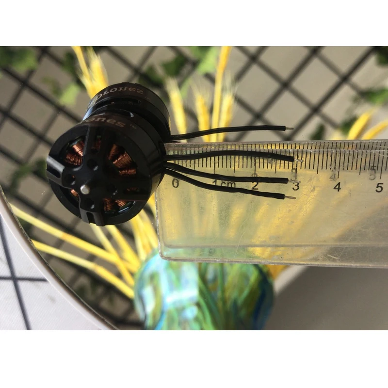4 шт./лот BE1806 2300KV 10 мм длинный провод 2 3S бесщеточный двигатель для мини