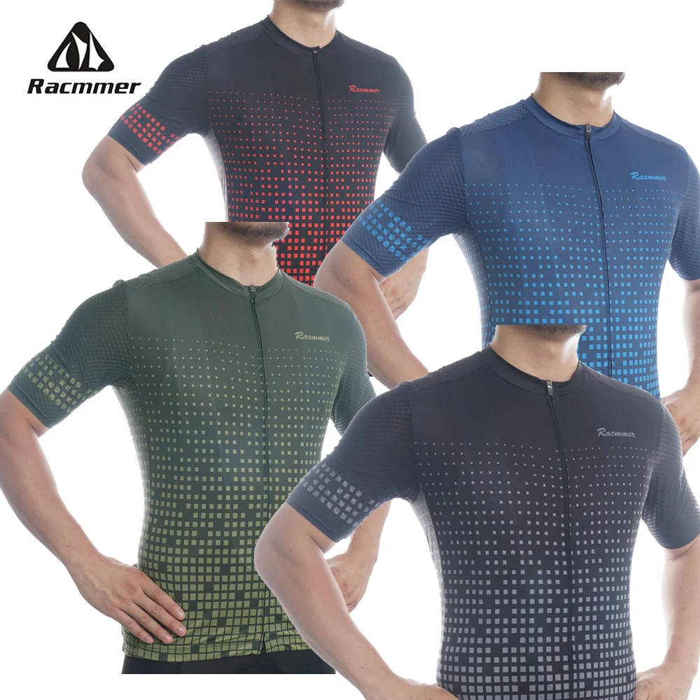 Racmmer Pro AERO Cycling Jersey Summer Mens Bike Mtb Super-Light Bicycle Italian Sleeve Mesh Clothing | Спорт и развлечения