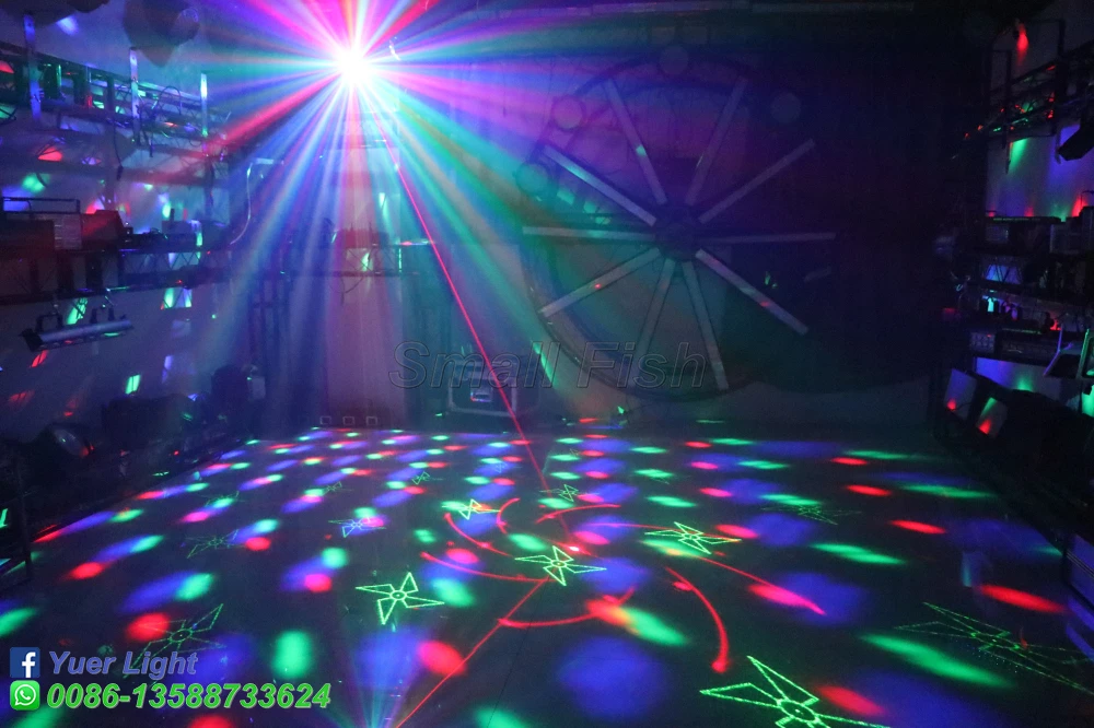 4 шт./лот новинка LED Crysta Laserl магический шар 10 Вт мини RGB сценическое освещение лампа
