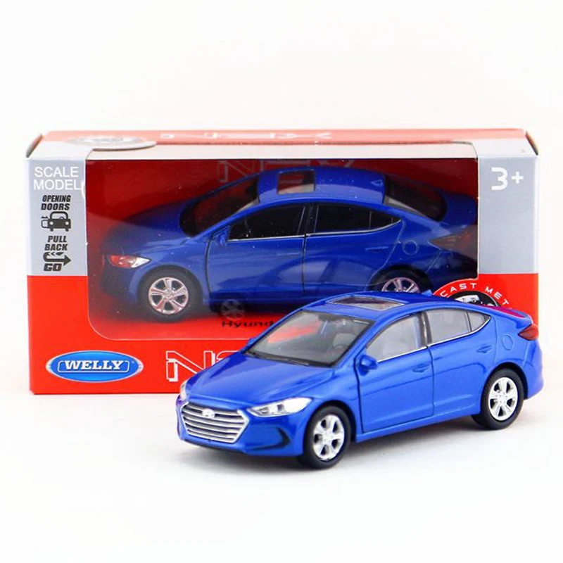 HOMMAT моделирования 1:36 Hyundai Elantra сплав литая модель игрушечного автомобиля