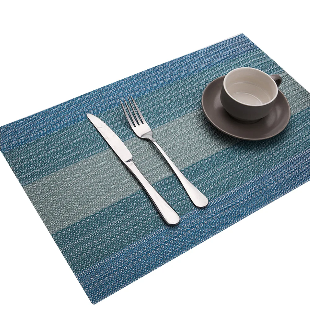 45x30 см ПВХ Противоскользящий теплоизолированный коврик для чашек обеденный стол