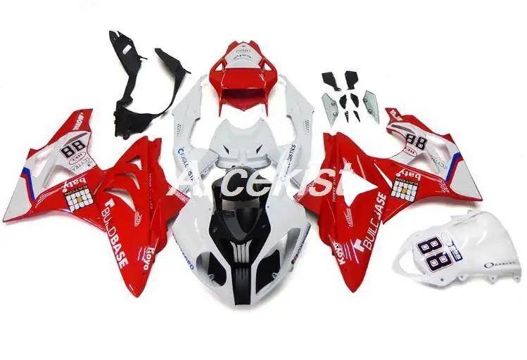 

Инъекций Новый ABS Обтекатели комплект Подходит для BMW S1000RR 2009 2010 2011 2012 2013 2014 09, 10, 11, 12, 13, 14, HP4 кузов комплект красного и белого цвета