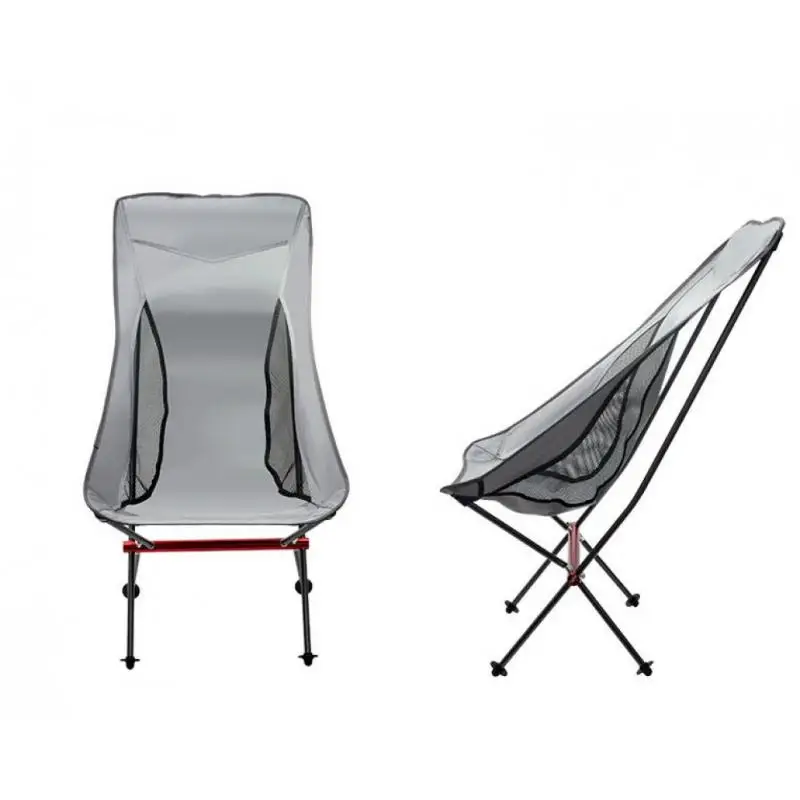 구매 Portable Camping Chair Outdoor Foldable Fishing Chair Folding Travel Chair Aluminium Alloy Picnic Chair Weight Capacity 200kg