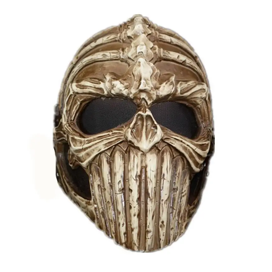 Защитный шлем с демоном Реалистичная маска из смолы для Хэллоуина маскарада