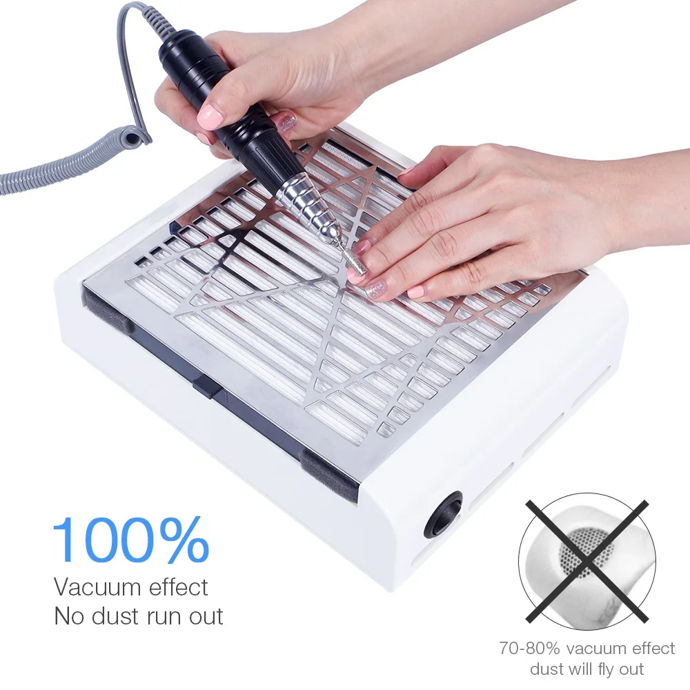 40 Вт пылеуловитель для ногтей мощный вентилятор всасывающая машина гель