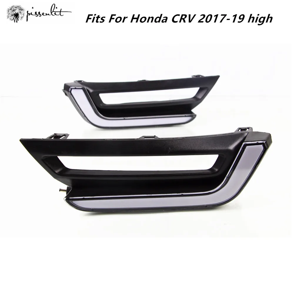 Подходит для Honda CRV CR V2017 19 DRL дневные ходовые огни с мигающим желтым сигналом