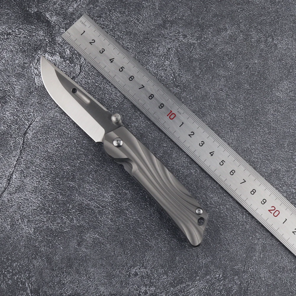 

Складной нож ROCKSTEAD HIZEN-TIC, японский высококачественный клинок из титанового сплава, с ручкой, для ежедневного использования, кемпинга, охоты, ...