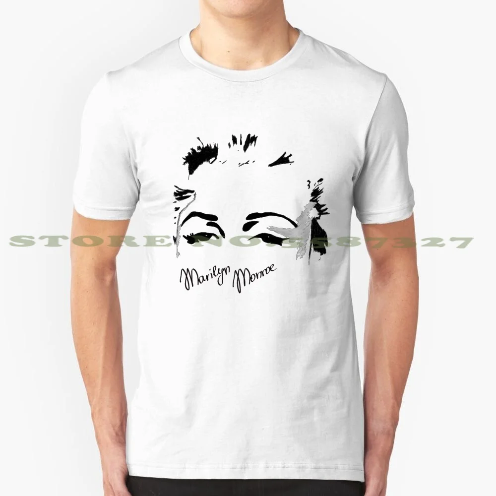 Черно-белая футболка Мэрилин Монро для мужчин и женщин | Мужская одежда