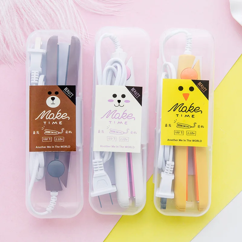 Мини щипцы для завивки волос выпрямитель двойного назначения гофрированные