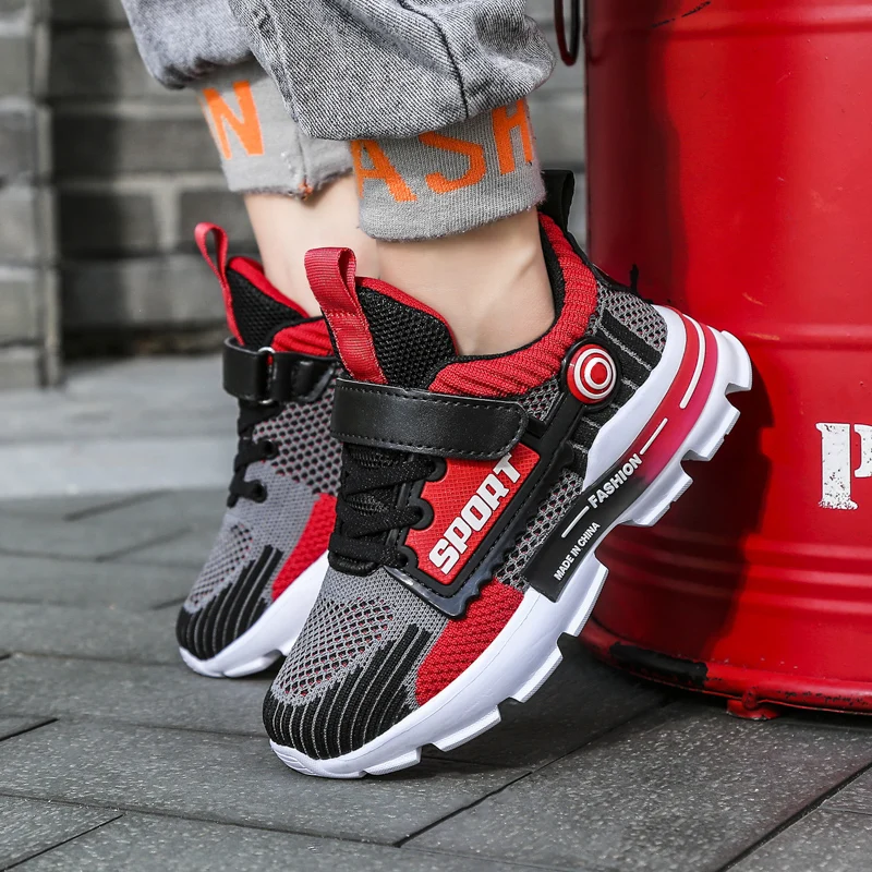 New Kid Shoes Casual Running Shoes Children Comfortable Mesh Sports Shoes Soft Bottom Anti-slippery Sneakers for Boys Size 28-39