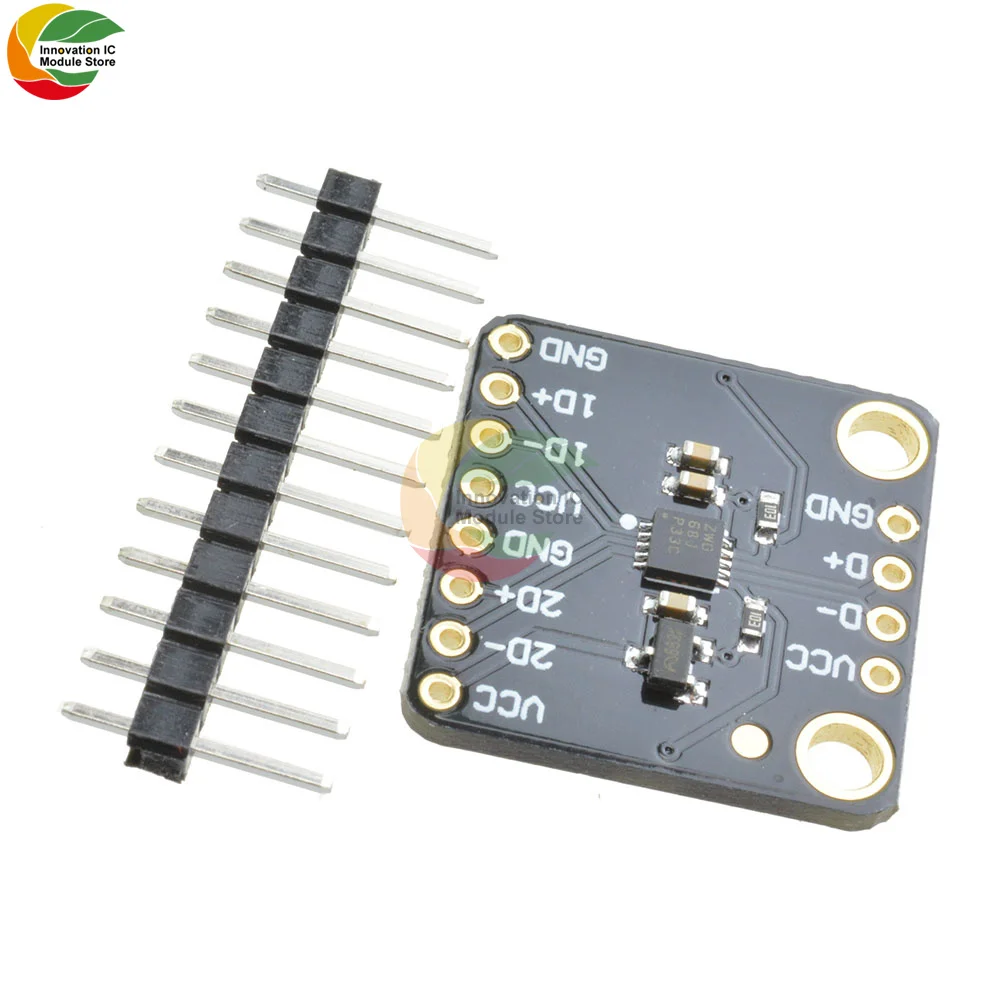 Ziqqucu TS3USB221 высокоскоростной USB 2,0 (480 Мбит/с) 1:2 мультиплексор для демультиплексора с одним модулем платы включения