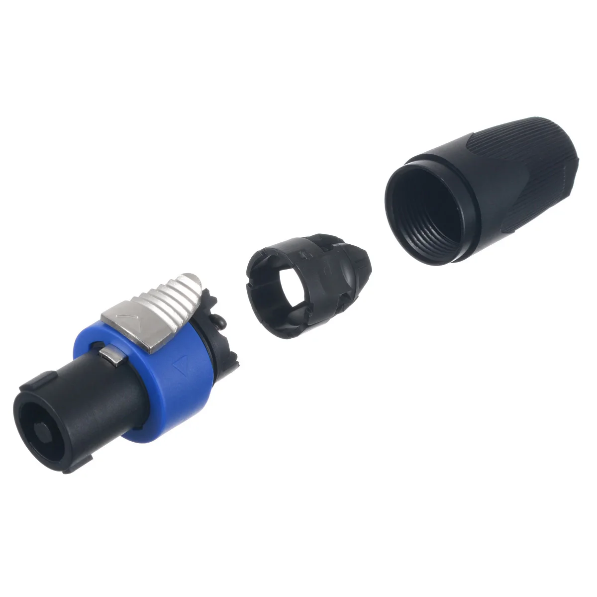 

10pcs/lot 4 Pin 4 Pole Male Plug Connector Compatible Speaker Audio Wire Cable Plug Connectors