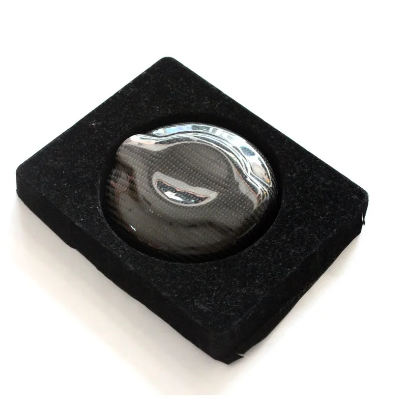 Черный красный углеродное волокно для крышки топливного бака автомобиля Mini Cooper S