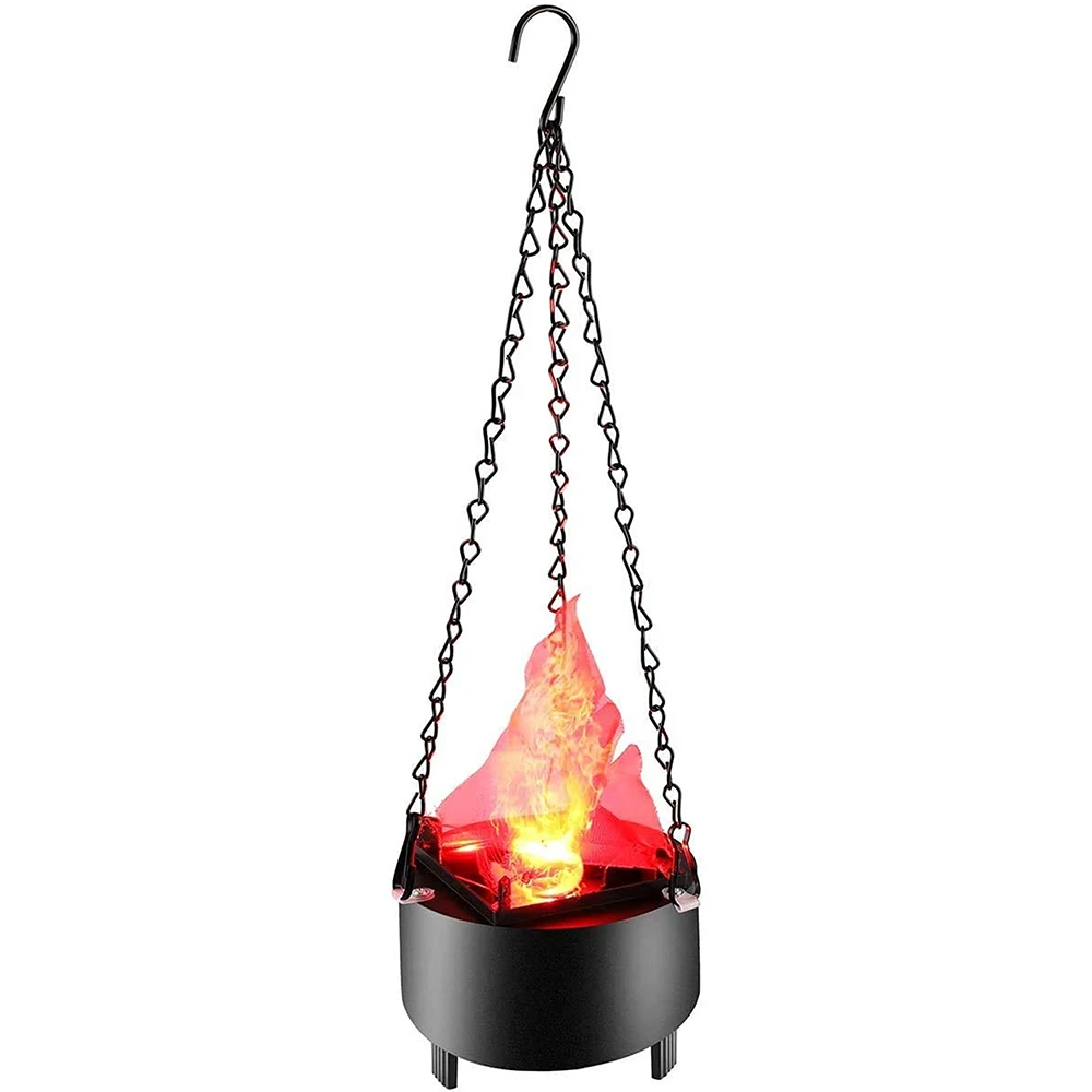 

3W LED Hanging Simulation Flame Lamp Fire Flames Effect Prop Light for Christmas Halloween New Year Bar KTV Holiday Party Decor