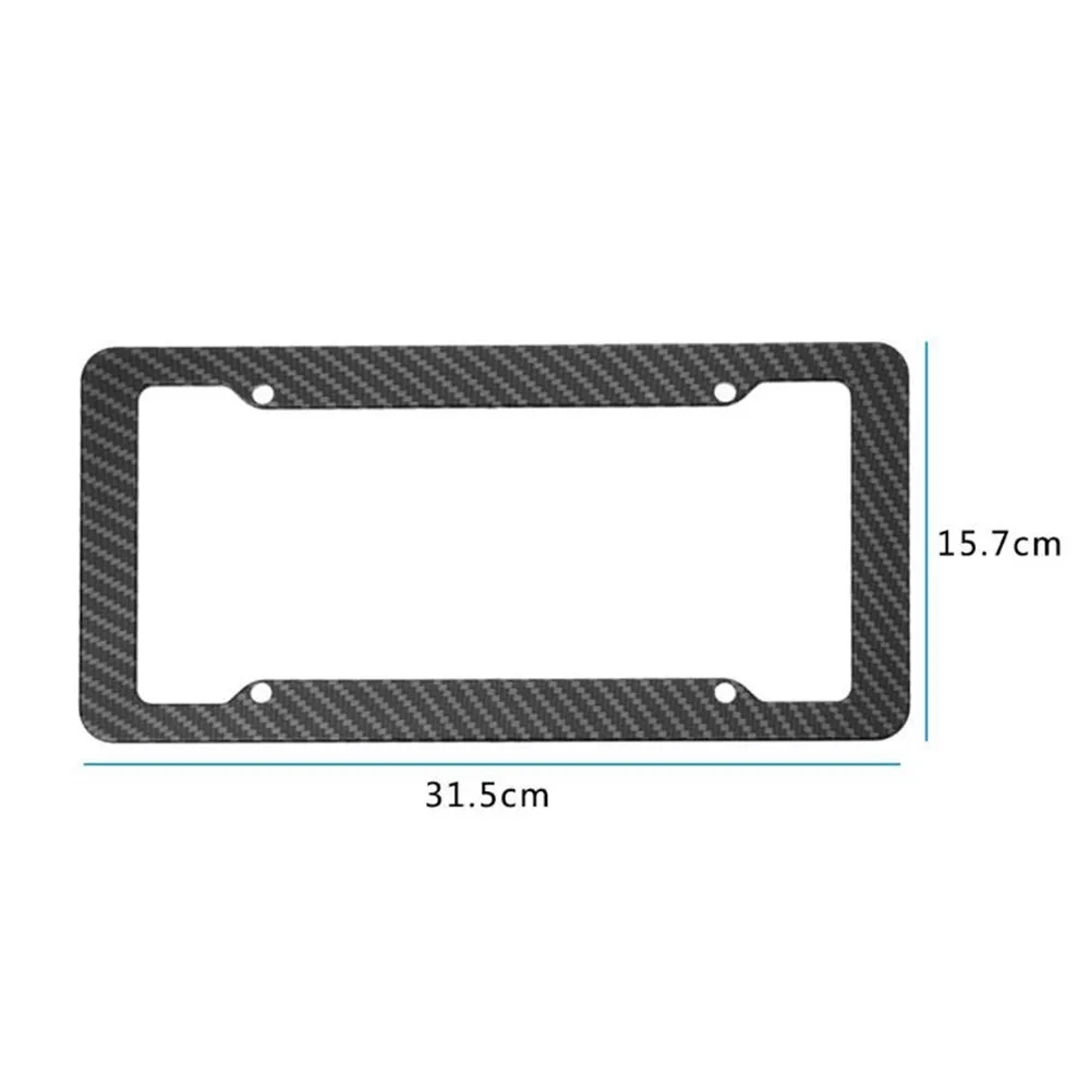 

Car charcoal plastic license frame American plastic license frame