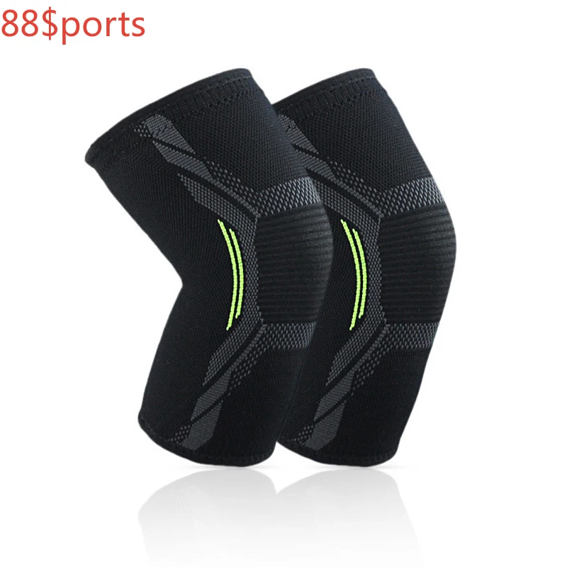 

Outdoor Cycling Kneecap Four - Way Stretch Knit Nylon Kneecap Sports Protective Gear Knee Protector Safety