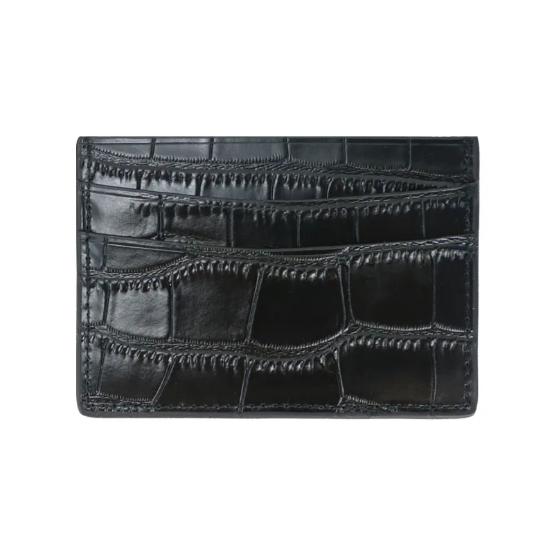 

Classic Crocodile Pattern Card Holder Men Women Genuine Leather Leather Credit Card Case ID Card Holder Wallet Purse Pouch