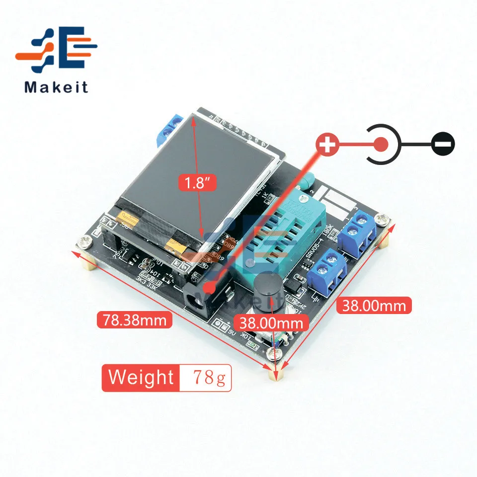 Тестер транзисторов GM328A генератор сигналов с ЖК-дисплеем | Электронные
