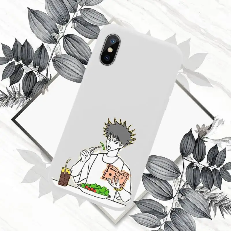 

Jujutsu Kaisen Phone Cases Candy Color for iPhone 11 12 mini pro XS MAX 8 7 6 6S Plus X SE 2020 XR