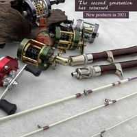 fiberglass trout rod ul super soft and ultra light 1 40m four section portable travel stream ejection fishing rod wood hand mad