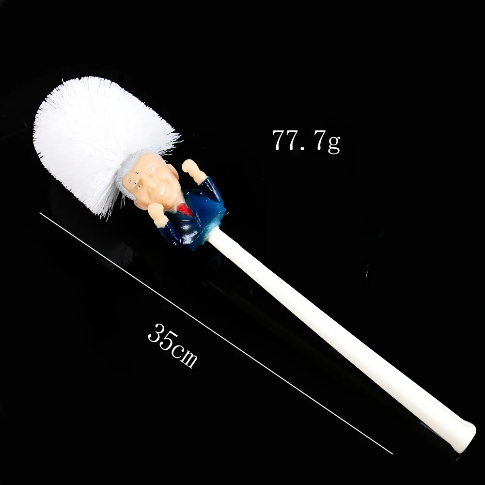 Creative and Interest Trend White Doll Toilet Brush U.S. President Joe Biden Avatar Shape Home Office | Дом и сад