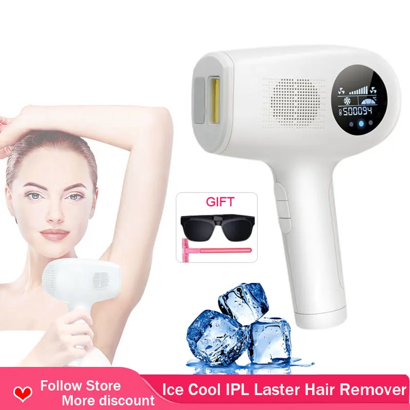 Лазерный эпилятор Ice Point IPL Машинка для удаления волос депилятор лазерный