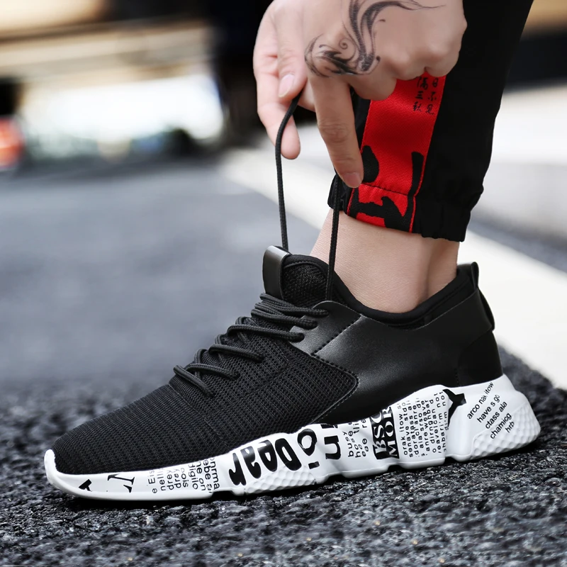 

Brand Men Sneakers Sping Summer Outdoor Soles Jogging Sport Shoes Breathable Comfortable Walking Running Shoes for Male 2019