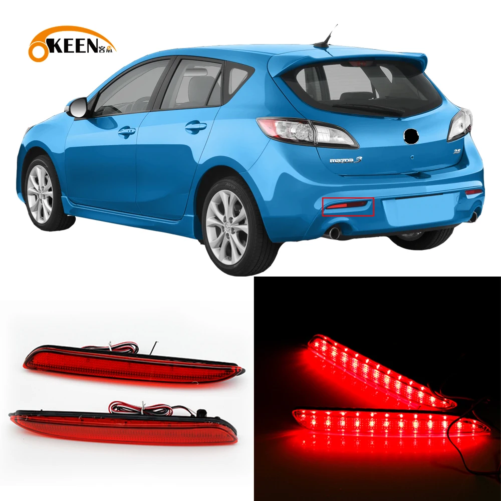 2 шт. светодиодный противотуманный фонарь 2010 2013 для Mazda 3 MAZDASPEED3 Axela Спортивный