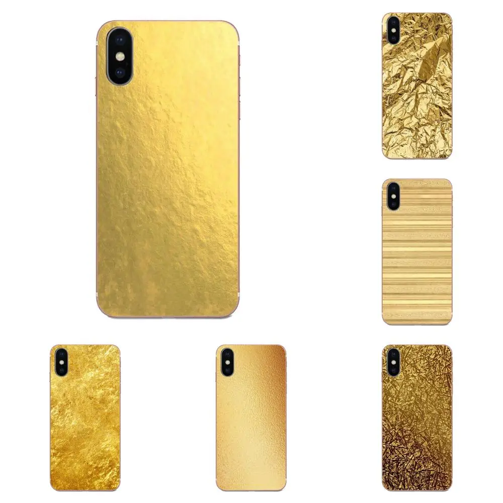 Обои из металлической золотой фольги для Huawei Honor 5C 5X 6A 6X 7 7A 7X 8 8A 8S 8X 9 10 30 Lite Pro Y6 II Y7 Y9