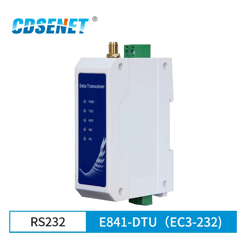 

4G Cat1 DTU Modem E841-DTU(EC03-232) RS232 APN VPN Network Module UDP Sever Wireless Transceiver Receiver SMA Interface