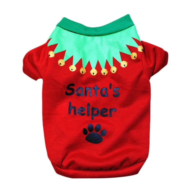 

Одежда для собак, Рождественский костюм, зимняя куртка, жилет, модная толстовка, одежда для маленьких собак, Рождественский костюм, Джерси