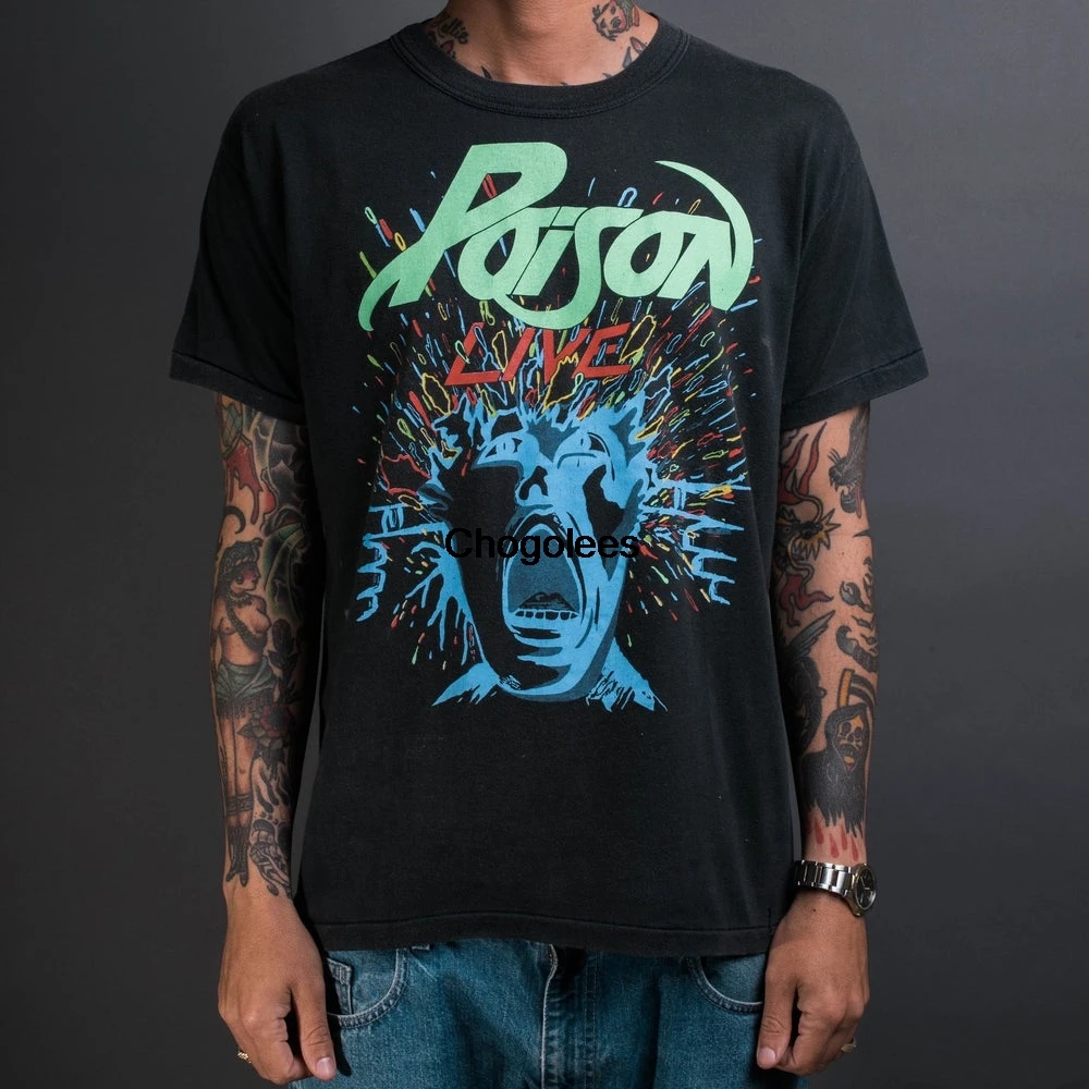 Винтаж 80u2019s отравить в прямом эфире футболка|Мужские футболки| |